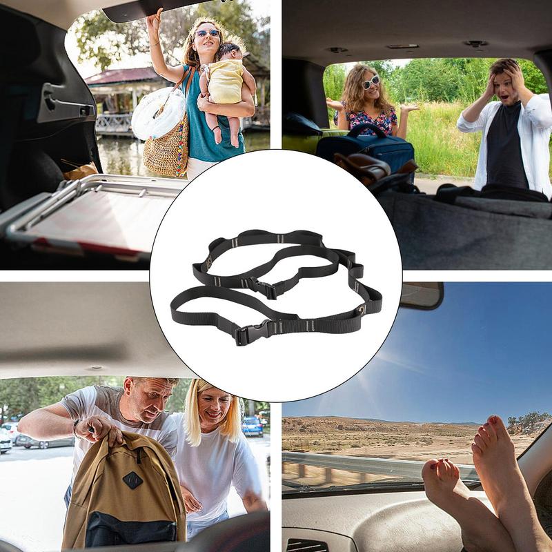 Corda de Varal de Viagem Multifuncional Corda de Roupa Portátil Varal de Camping Com Fivelas À Prova de Vento Corda de Secar Para