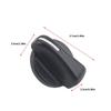 Heater Control Knob Set ABS Air Conditioning Heater Switch Knobs Climate Control Knobs Replaces 5011218AC for Vehicle