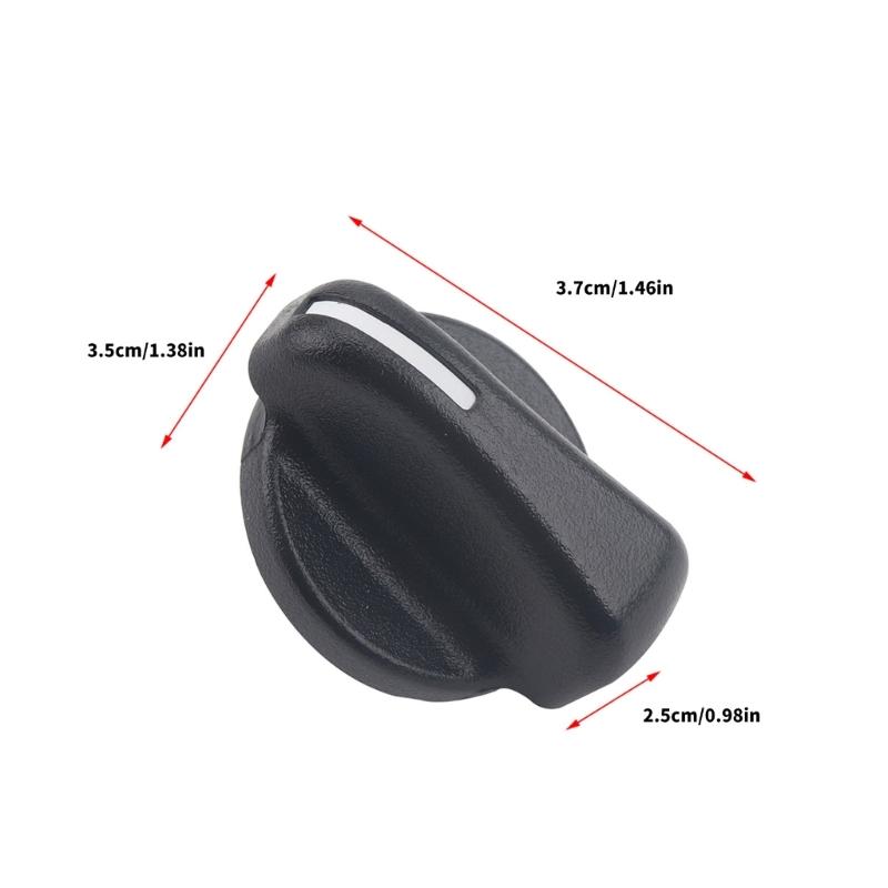 Heater Control Knob Set ABS Air Conditioning Heater Switch Knobs Climate Control Knobs Replaces 5011218AC for Vehicle