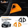 Premium Carbon Fiber Pattern ABS Gear Shift Side Protective Frame For Ford Ranger 2024 2025 2026 Shifter Console Trim