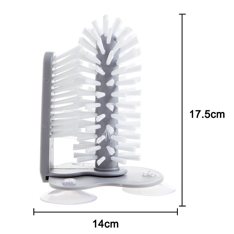 Spülbecken Saugnapf Glasreiniger Tasse Basis Reinigungsflasche Glasbürste Spülbeckenständer Schrubber Wasserbecher Tasse Weinflaschenreiniger Bürste