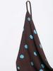 Retro Blue Polka Dot Spaghetti Strap Tank Top for Women - Summer 2026 Collection