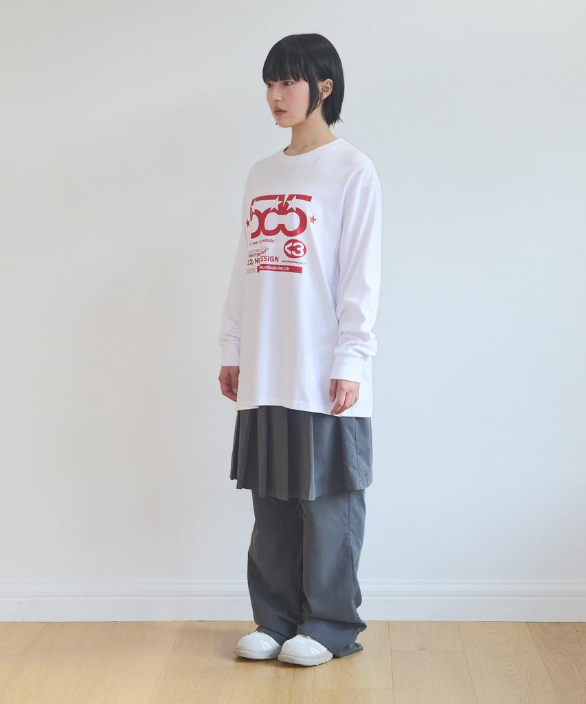 VIDEO JOCKEY Gogogo Ls T-Shirt [White]