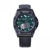 [GARRACK] Demon Slayer Collaboration Watch Kamado Tanjiro Model Automatic 50m Waterproof Mineral Glass Green Dial SMS-43-KY-KT Unisex