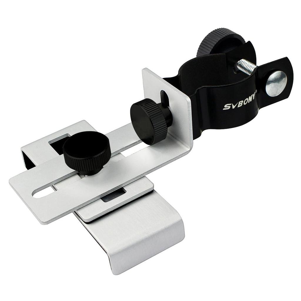 SVBONY Telescope Bracket with Smartphone Adapter for Astronomical and More Telescopes, Fieldscopes, Monoculars, Binoculars,