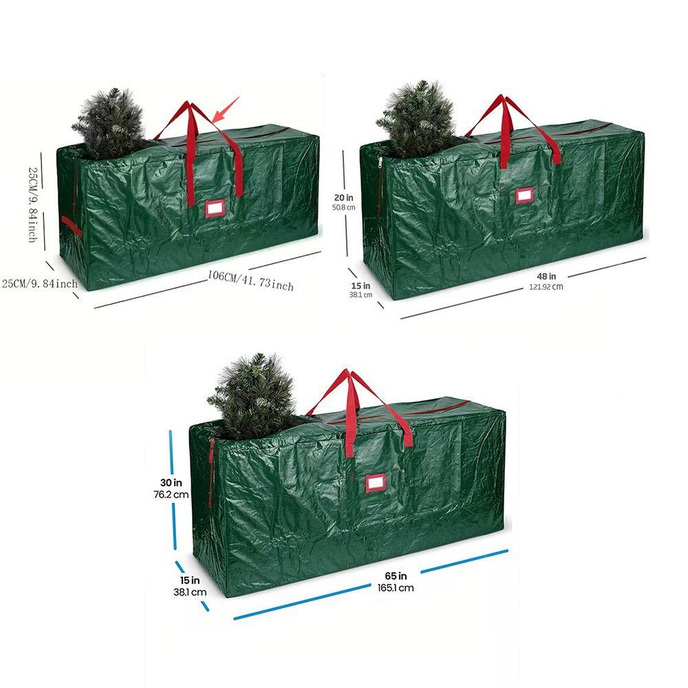 Foldable Christmas Tree Storage Bag Waterproof Durable Xmas Furniture Packs Large Capacity Carry Handles Artificial Tree Tote