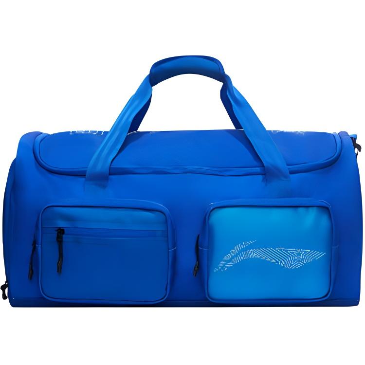 Li-Ning Fashion Versatile Zipper Fitness Travel Bag Unisex bags Light-Blue ABLT007-2 Colorful Blue