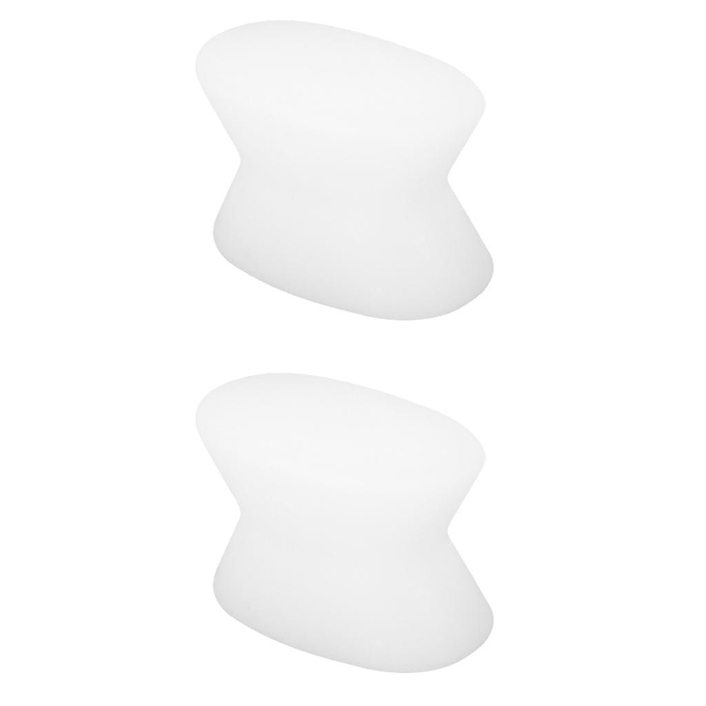 1 Pair Silicone Gel Toe Protector Straightener Separator Alignment Pain Relief LJ