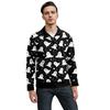 Men's Halloween Printed Corduroy Button Shirt