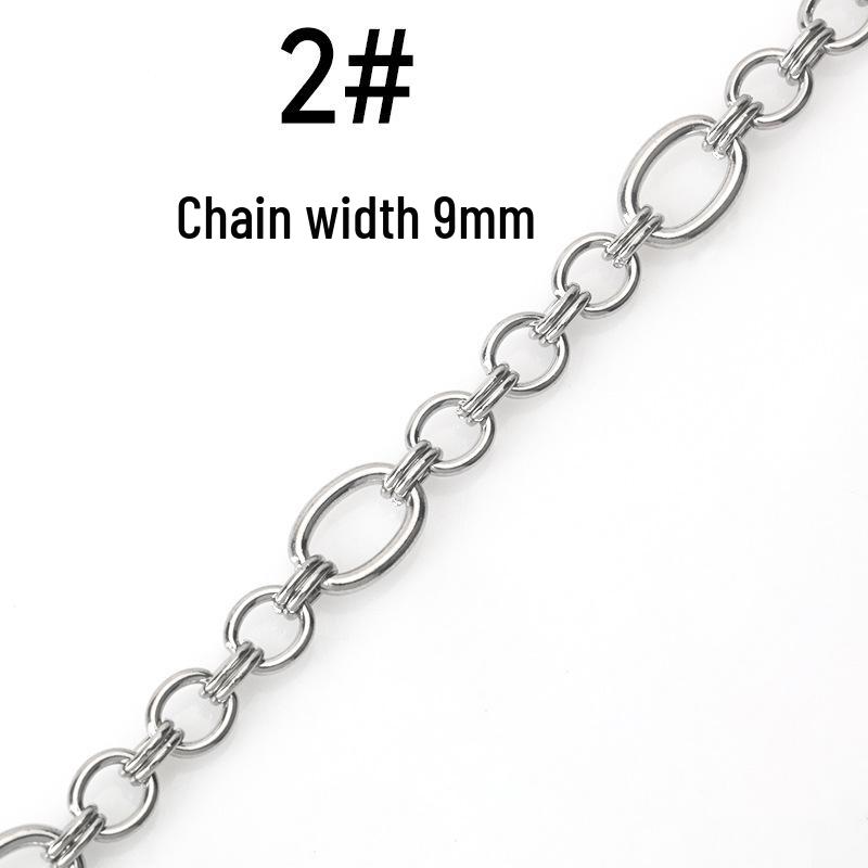 Handmade Stainless Steel O-Chain Necklace/Bracelet Twist Chain Accessories