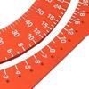 Engraved Scale Multi Angle Measuring Tool Positioning Rod Rafter Framing Square  Woodworking