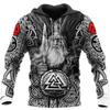 2024 Nuova Felpa con Cappuccio 3d Stampa Viking Harajuku Pullover Felpa con Cappuccio da Uomo Oversize Vintage Abbigliamento Maschile Autunno Manica Lunga