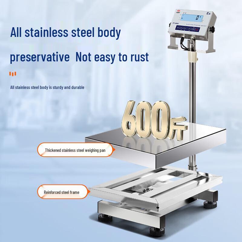 

Hua Chao 304 Stainless Steel Explosion-Proof Industrial Platform Scale 100kg/10g