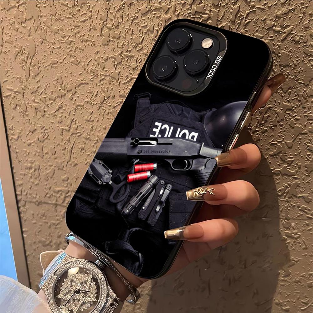 Police FBI Cool Phone Case Phone Case For iPhone 14 16 15 11 12 13 Pro Max Mini Plus Shockproof Cover