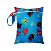 20x25CM Cartoon Print Waterproof Storage Bag - Single Pocket, Wet/Dry, for Baby Stroller