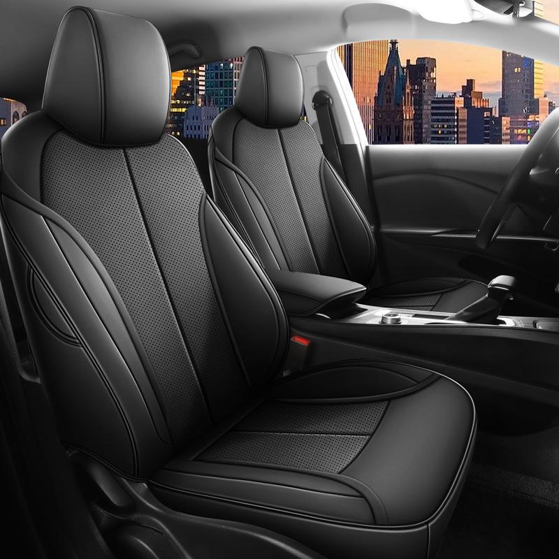Weilan 6 Perforated Leather Car Seat Cushion - Universal Fit, New Model, Four Seasons Use