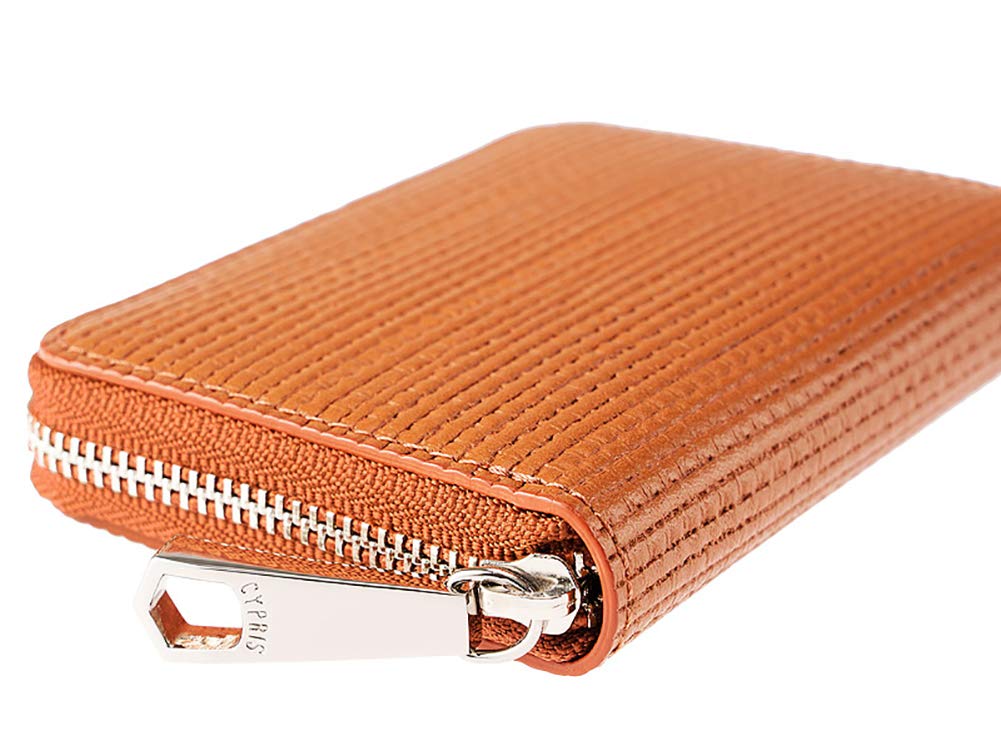 CYPRIS Lejute Coin Day Birthday Boyfriend 8762 Purse, Leather, Men's Gift, Father's Gift, Gift, Gift, Orange,