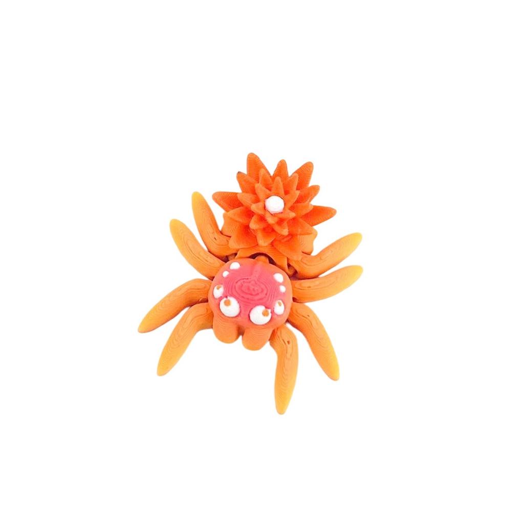 Multi Color 3D Printed Spider Toy Model, Magnetic Spider Creative Ornaments Simulation Model Small Spider