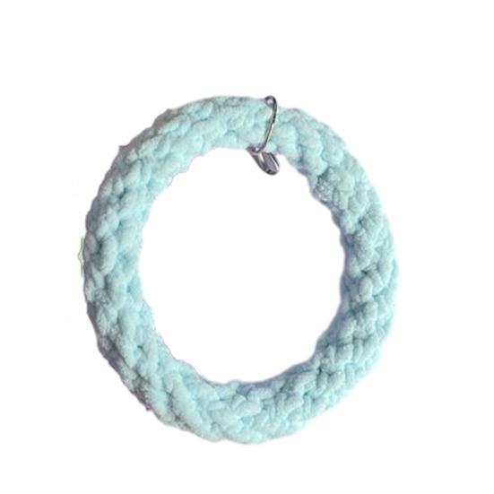 

Игрушка-качалка для птиц, прочная хлопковая веревка, жевательная игрушка, снимает скуку, клетка, подвесная игрушка для попугаев, корелл светло-синий