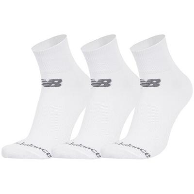 New Balance Výkonnostní bavlněné ploché pletené ponožky 3 páry