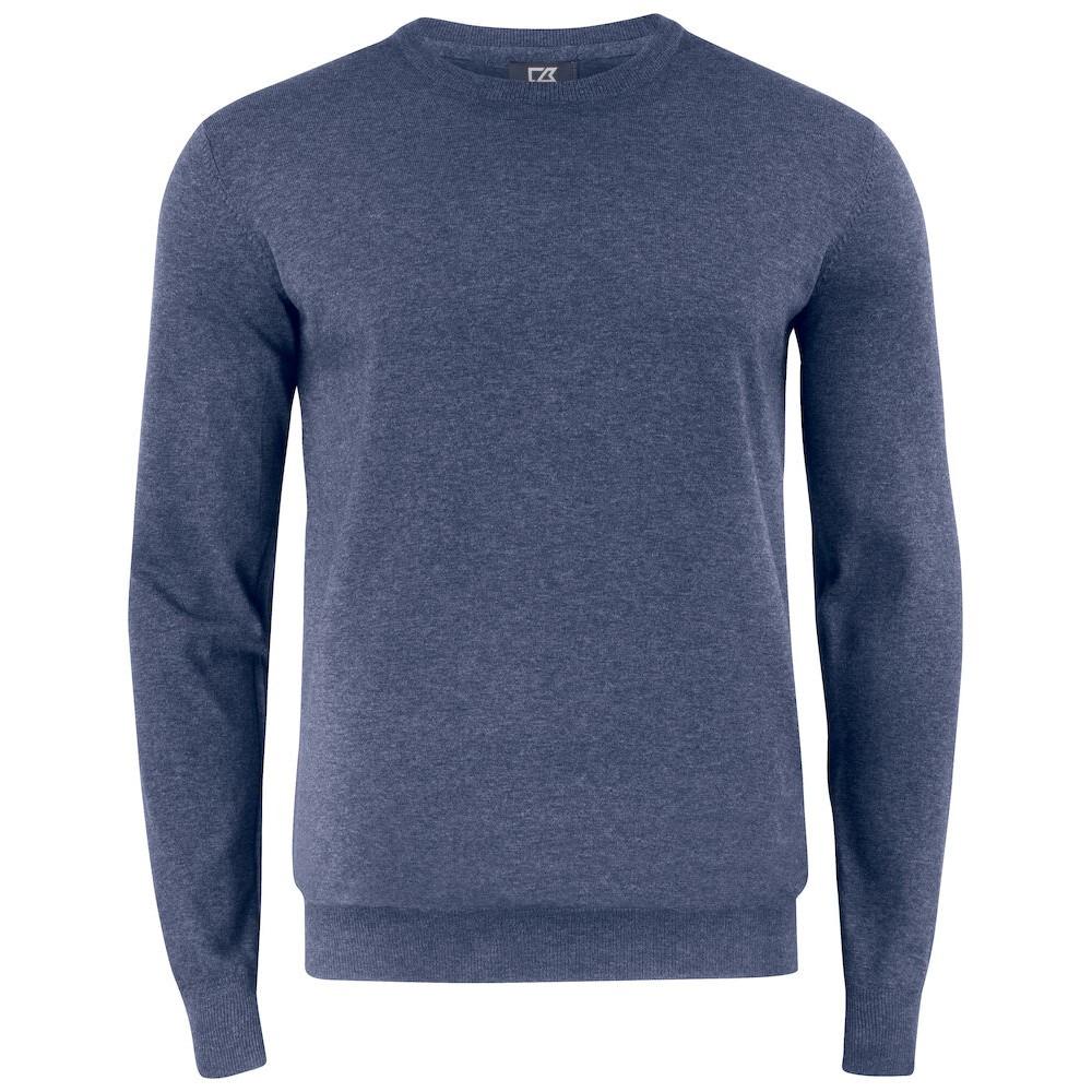Cutter & Buck Men's Oakville Knitted Crew Neck Sweater Top