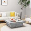 Vidaxl Couchtisch, Betongrau, 90x90x28 cm