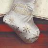 Christmas Stocking 19" Large Xmas Stocking with Plush Faux Fur Cuff for Stairs Fireplace Hanging Holiday Home Decor