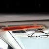 Car Sun Visor Organizer Multi-Pocket Pouch Car Sun Visor Organizer Zipper Type Card Holder Storage Auto Interior Accessories