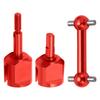 Front Axle Joint Aluminum Alloy Lightweight Joint Drive Shaft Set with Connector Cups for Tamiya