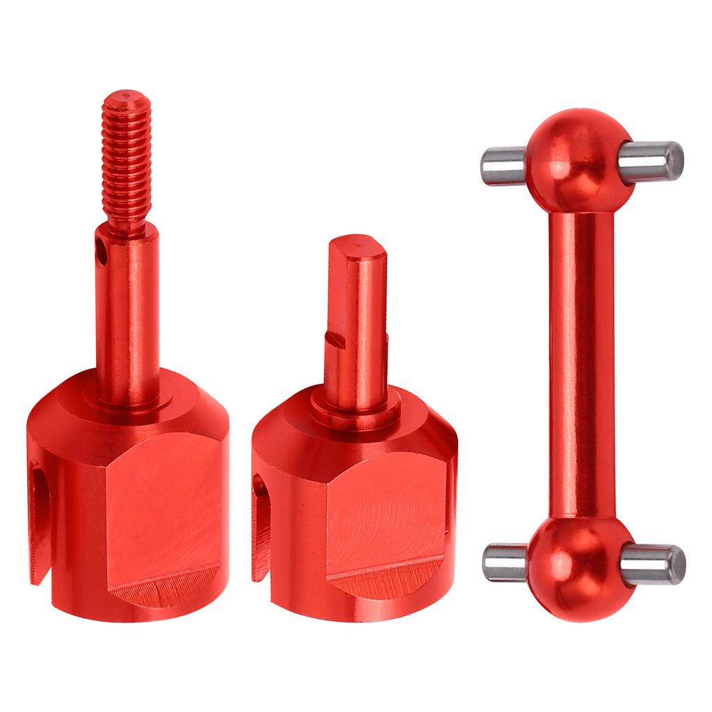 Front Axle Joint Aluminum Alloy Lightweight Joint Drive Shaft Set with Connector Cups for Tamiya