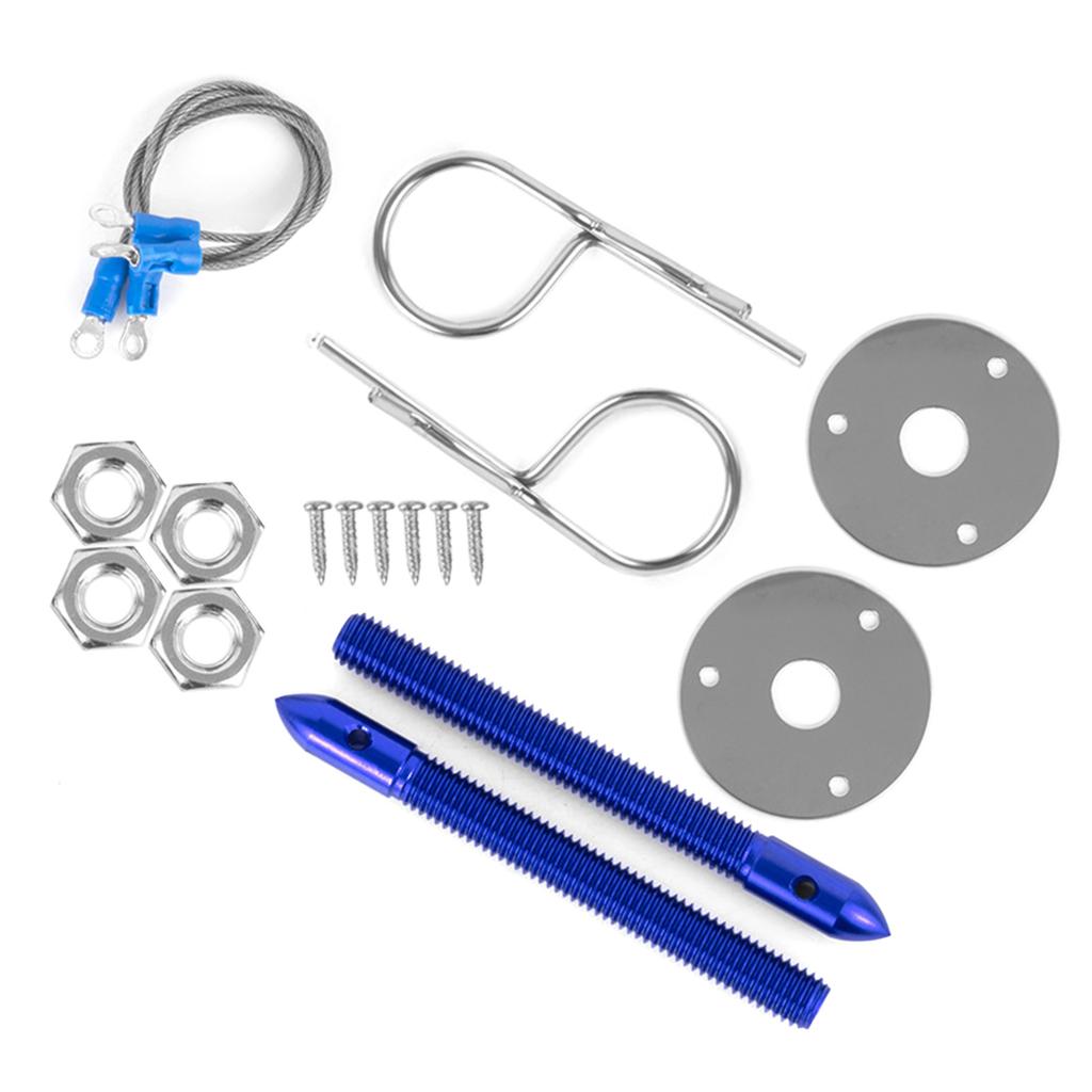 Car Hood Lock Latches Engine Cover Security with Key Systems for Enhancing Protections Safe Driving Theft Prevention