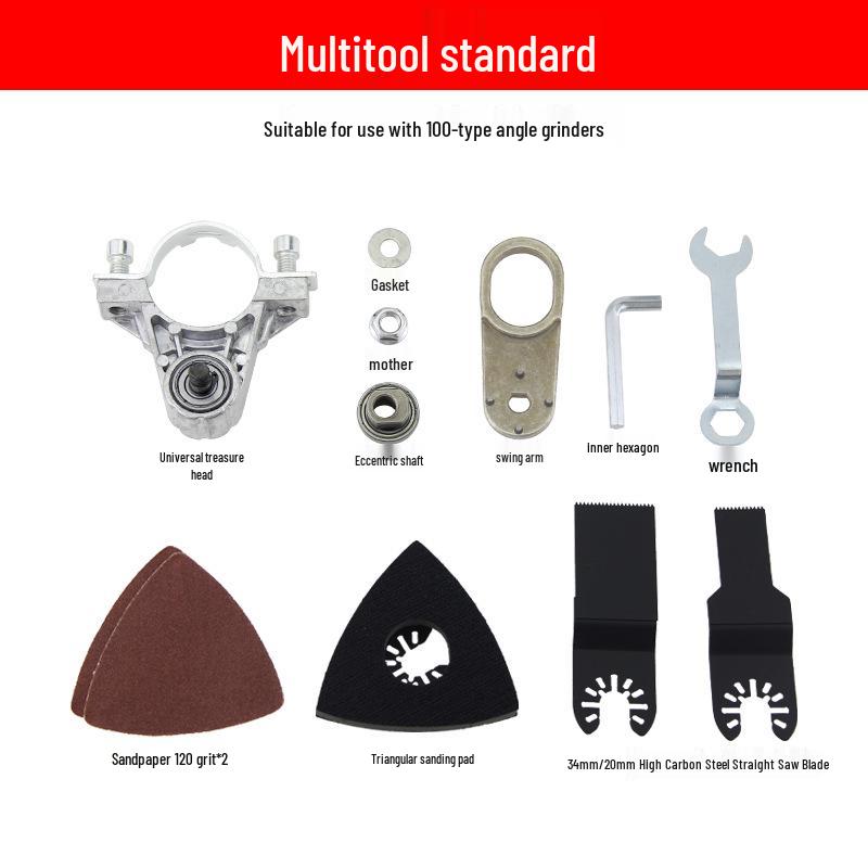 

Universal Electric Woodworking Tool: Multi-Function Grinder, Chisel, Trimmer, and Groover Conversion Head.