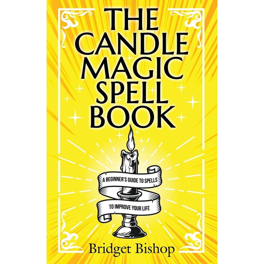 The Candle Magic Spell Book Paperback By Bridget Bishop UKN1621
