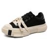 Fashion men's Sneaker Large Size Mixed Colors Canvas Sport Unisex Shoe Height Increase Platform Round Head All Match Leisure Trainers