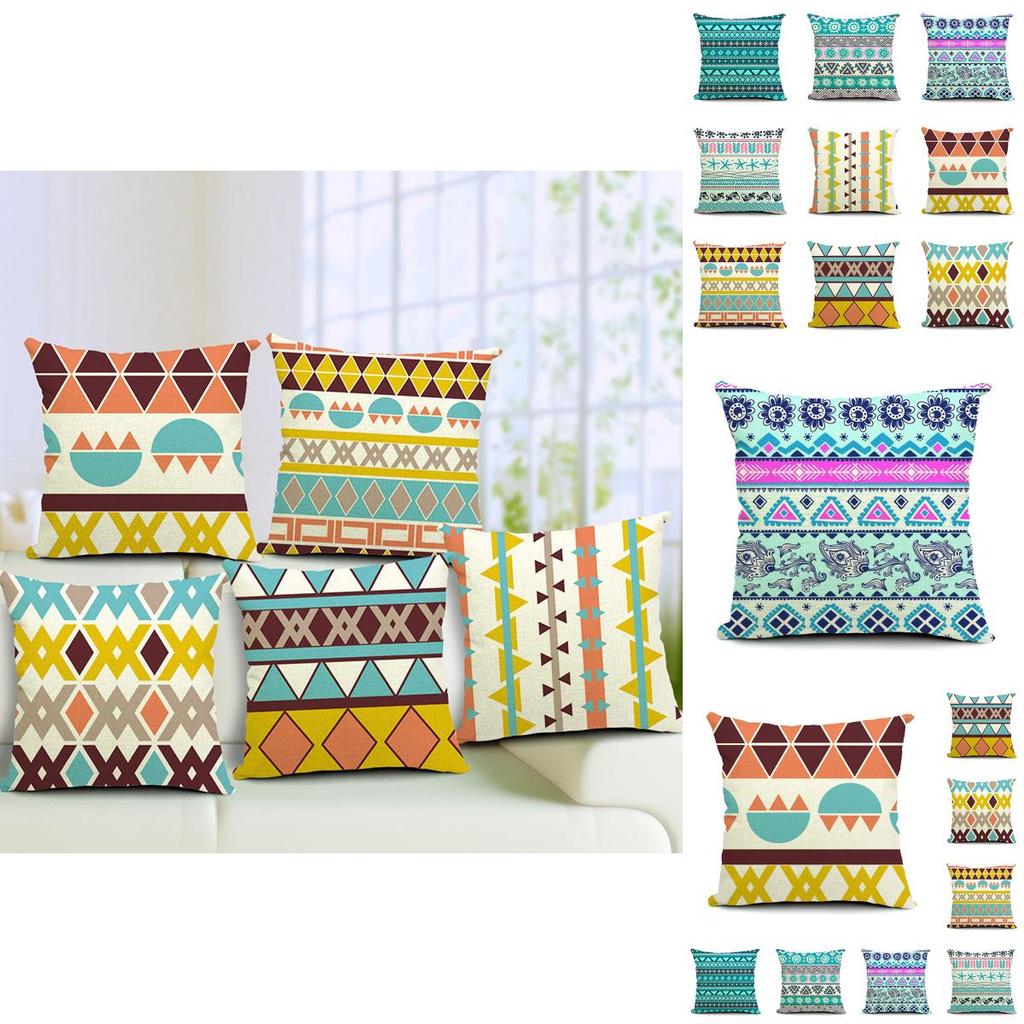 Premium Cotton Linen Bohemia Style Waist Throw Pillow Case For Stylish Home Decor