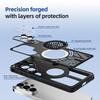 ABEEL For Samsung Galaxy S26 Ultra Magnetic Case Aluminium Alloy + PC + TPU Hollow Heat Dissipation Phone Cover