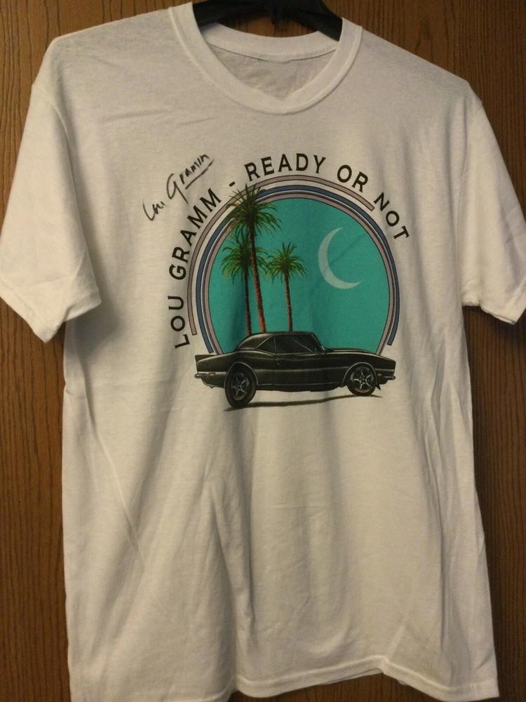 Vintage Lou Gramm Ready Or Not  Tshirt All Size S5XL ZL150  Unisex T-Shirt S