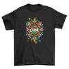 Pride_30 Mandala Magic - Colorful and Proud! 100% Cotton, Funny T-Shirt Mens Womens Tees Top, Unisex