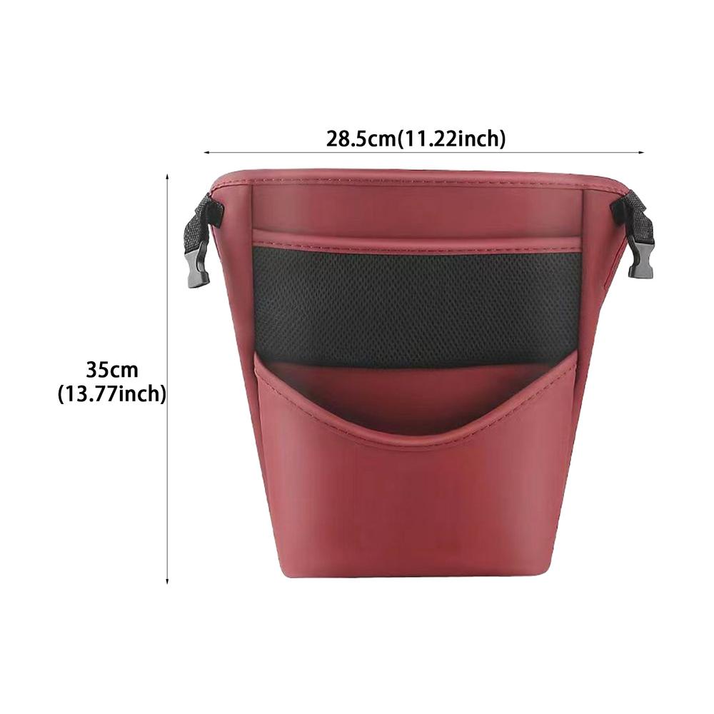 Reusable Car Pocket Between Seats Car Pocket Organizer Auto Net Pocket Organizer For Avoiding Pets Running Into The Front Seats