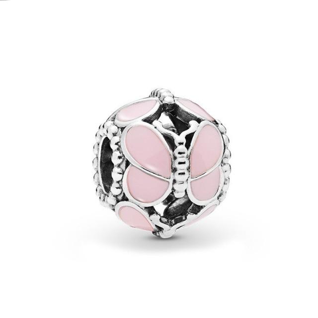 Fashion Charm  Red Love Wine Glass Crown Beads Suitable for  Ladies Bracelet Jewelry