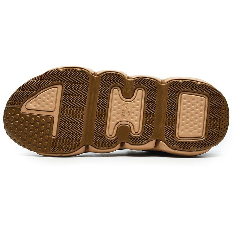 FILA Panini Fashion Casual Sports Comfortable Low-Top Retro Basketball Shoes Men sneaker Copper-Brown F12M242605FTC