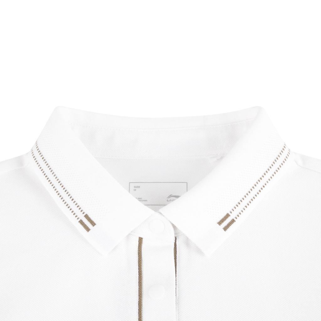 Li-Ning Fashionable Comfortable Breathable Polo Shirt Women tops White APLW478-1