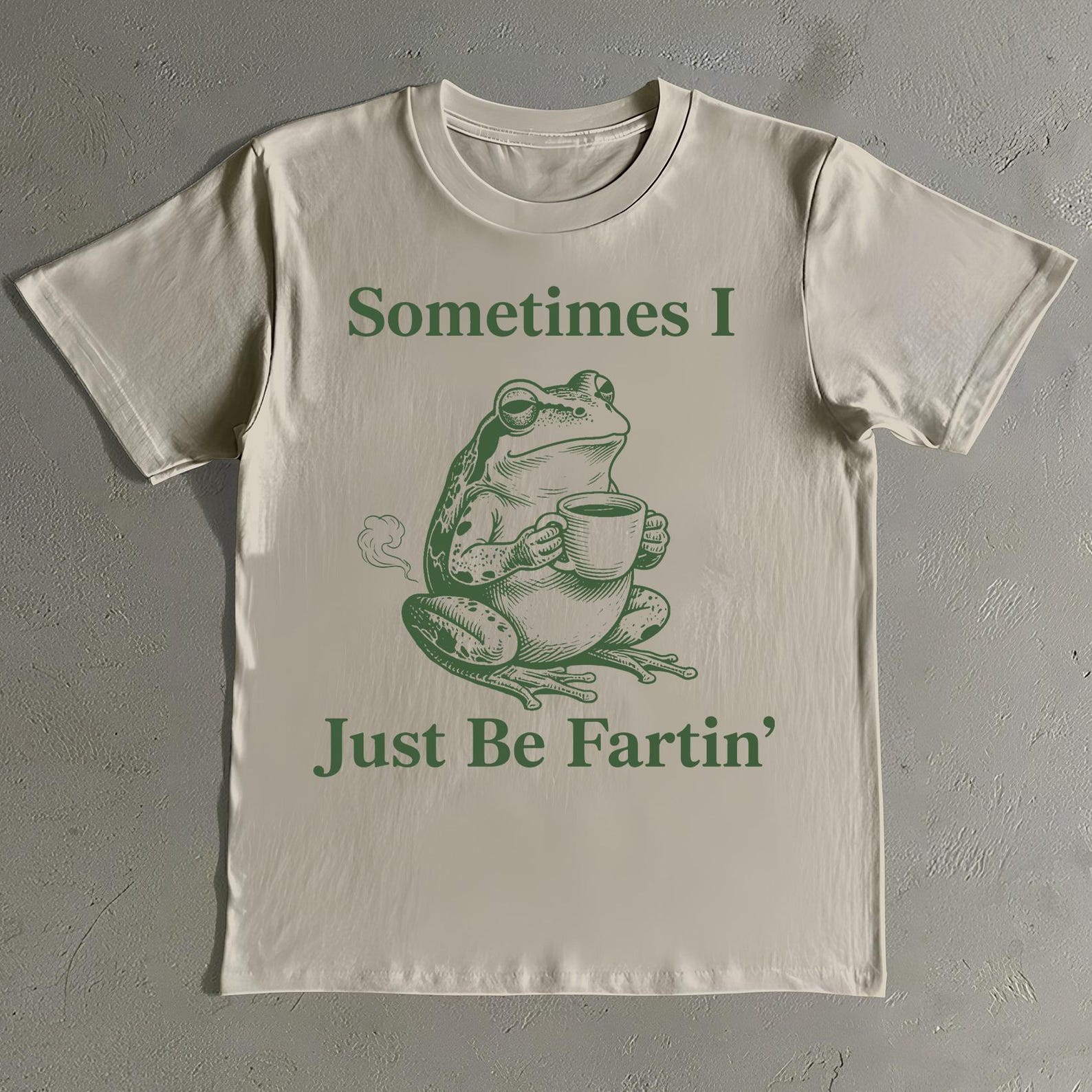 Sometimes I Just Be Fartin Shirt - Funny Frog Meme T-Shirt- Unisex Cotton Tee 2XL