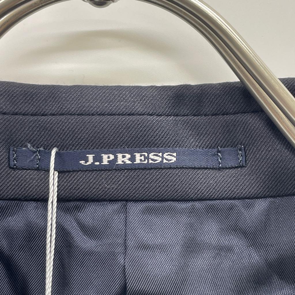 J.PRESS 2015 AW Navy Silver Metal Button Blazer Jacket 38L blackUsed