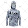 Mens Womens Quick-Dry Hooded Fishing Shirt With Face Cover UV Protection Long Sleeve Outdoor Sportswear Casting Angling