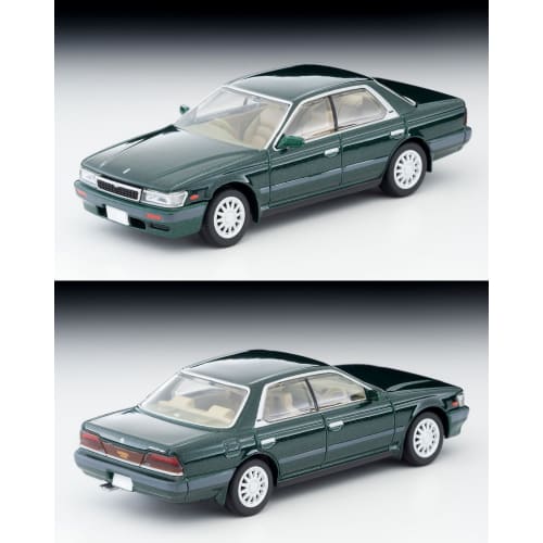 TOMYTEC Tomica Limited Vintage Neo LV-N238c Nissan Laurel Twin Cam 24V Medalist Green 1989 Model (Assembled)