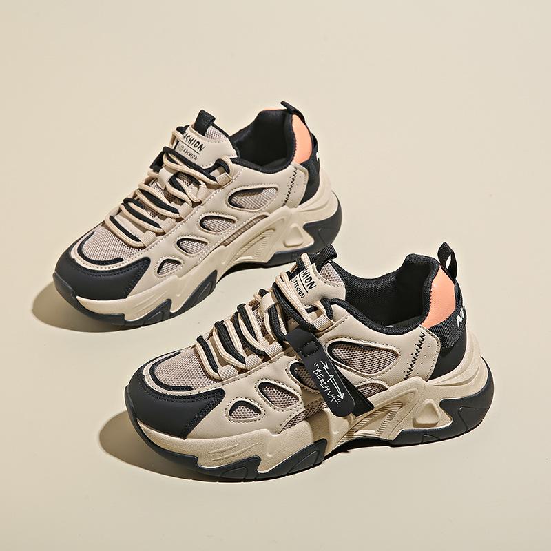 2025 dad shoes 2025 new breathable running summer women's shoes student explosion casual platform sports shoes women's tide