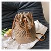This Year's Popular Woven Bag Women's Large-capacity 2025 New Niche Versatile Seaside Vacation Messenger Bucket Bag