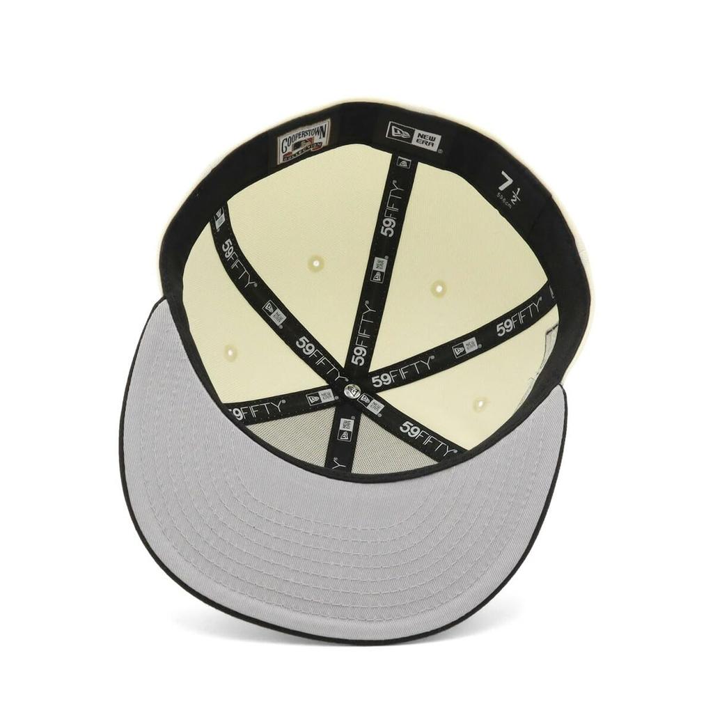 New Era 59FIFTY Los Angeles Dodgers ONSPOTZ LA Size 7 59Fifty Up Side Down Side MLB Los Angeles Dodgers Cap, Exclusive, Chrome/Black, 2, 3/4, Patch,