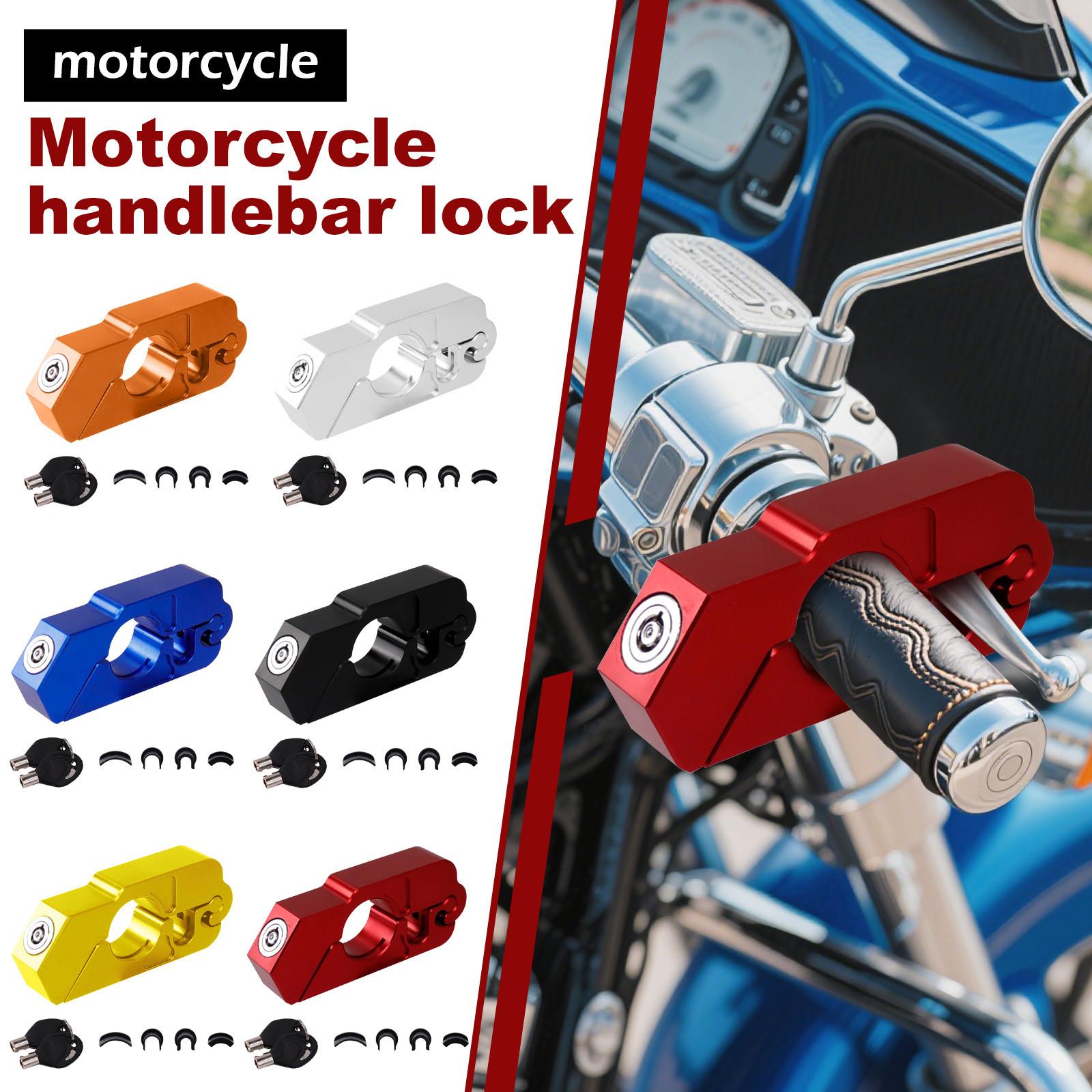 

Motorcycle Handlebar Lock A Grip Throttle Brake Lock To Secure Motorcycles Mopeds Scooters ATV Street Bike Dirt Bike Motorbike In Under 5 Seconds One Size червоний